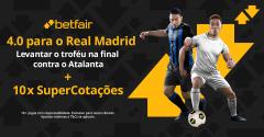 SuperCotações Betfair: 10 fichas para turbinar as suas odds na decisão da Supercopa da UEFA!