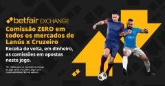 Betfair Exchange: jogão do Cabuloso com comissão zero em todos os mercados!