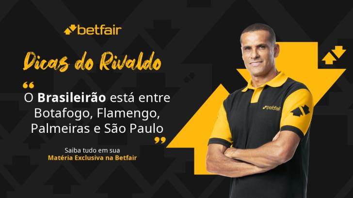 Dicas do Rivaldo: o Brasileirão está entre Botafogo, Flamengo, Palmeiras e São Paulo