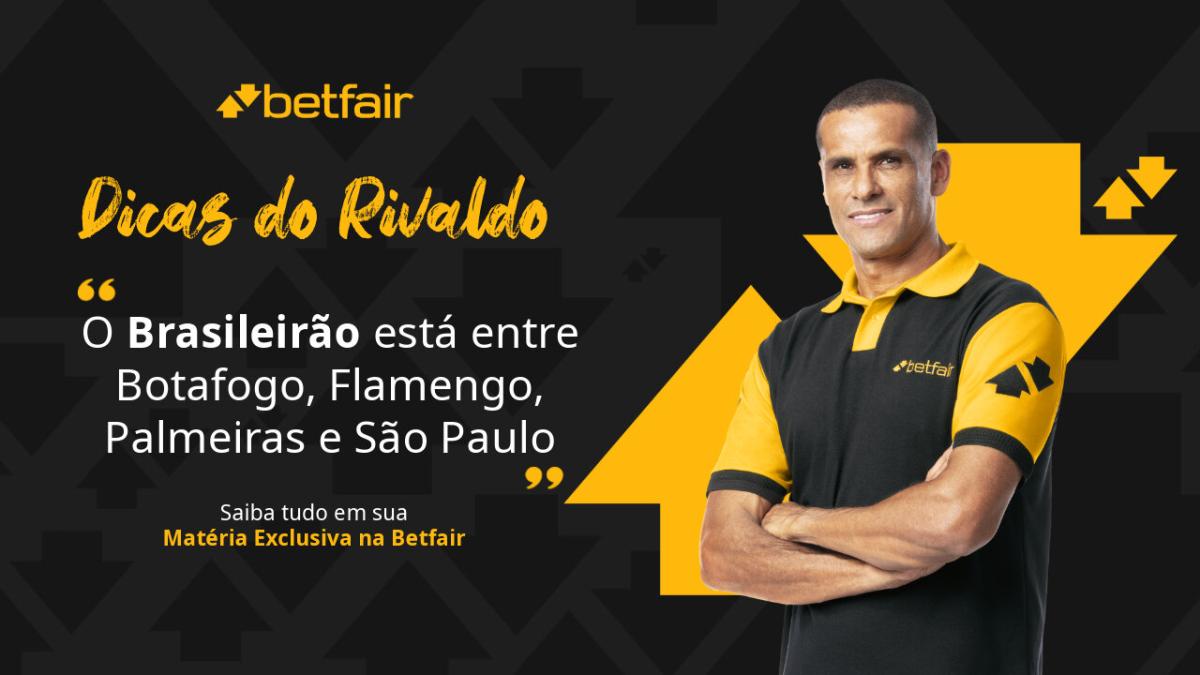 Dicas do Rivaldo: o Brasileirão está entre Botafogo, Flamengo, Palmeiras e São Paulo