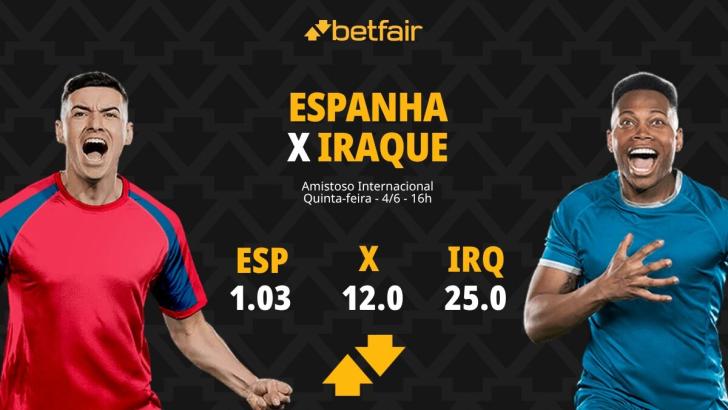 Espanha x Iraque - Amistoso Internacional: Dicas, Palpites, Odds, Escalações, Horário, Onde Assistir
