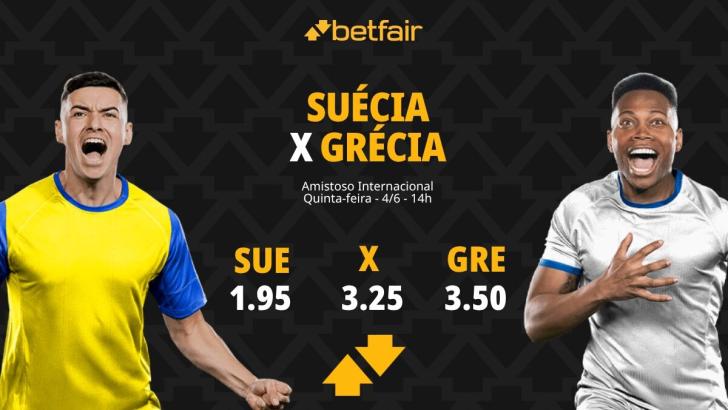 Suécia x Grécia - Amistoso Internacional: Dicas, Palpites, Odds, Escalações, Horário, Onde Assistir