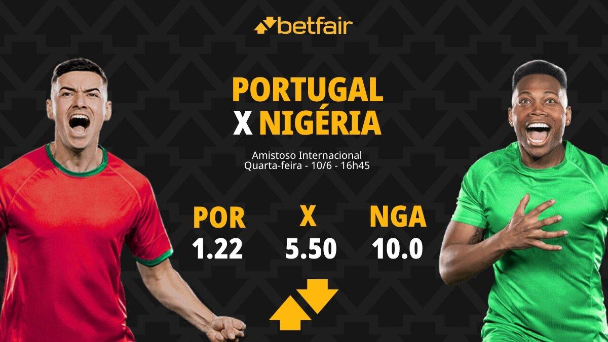 Portugal x Nigéria - Amistoso Internacional: Dicas, Palpites, Odds, Escalações, Horário, Onde Assistir