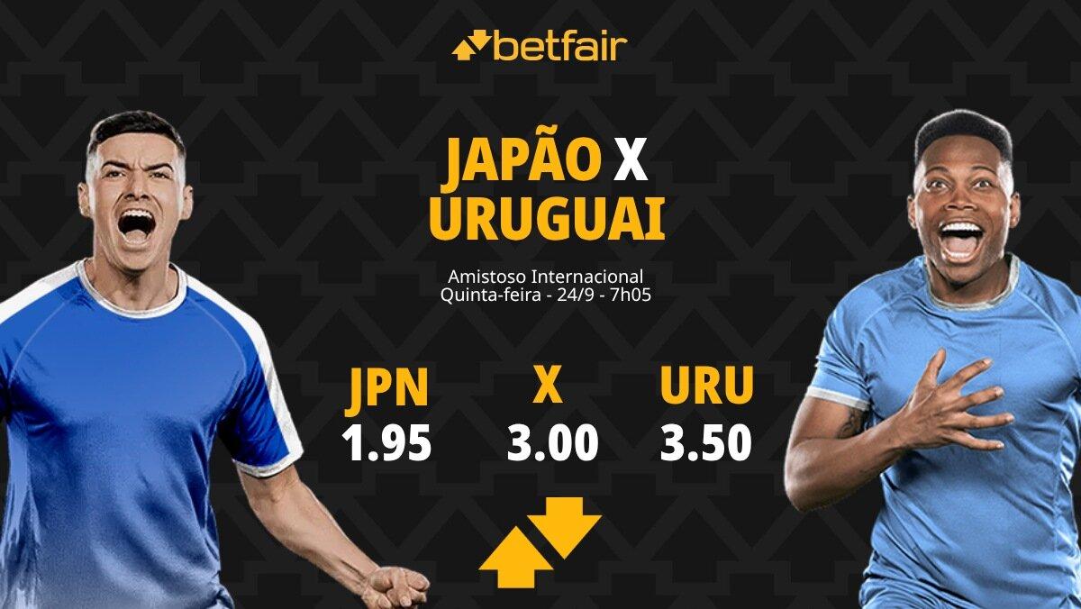 Japão x Uruguai - Amistoso Internacional: Notícias, Odds, Estatísticas, Escalações, Horário, Onde Assistir