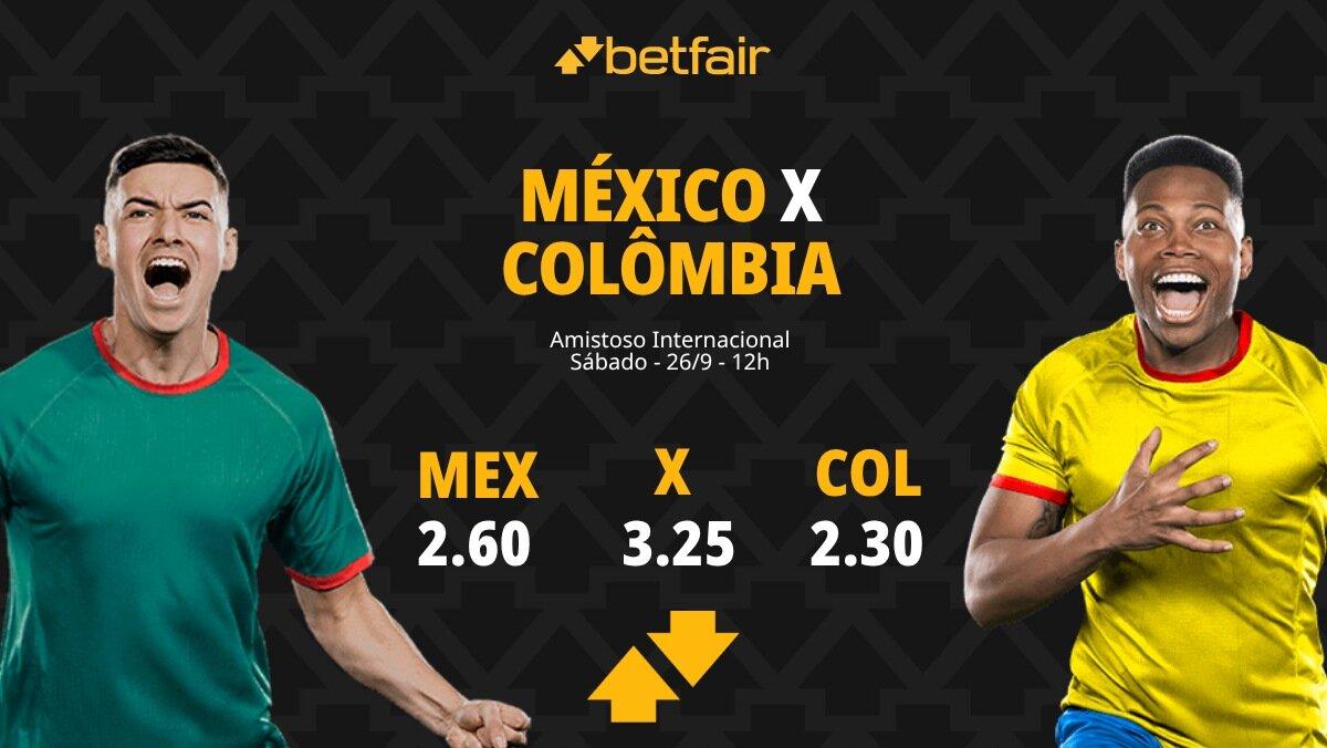 México x Colômbia - Amistoso Internacional: Notícias, Odds, Estatísticas, Escalações, Horário, Onde Assistir