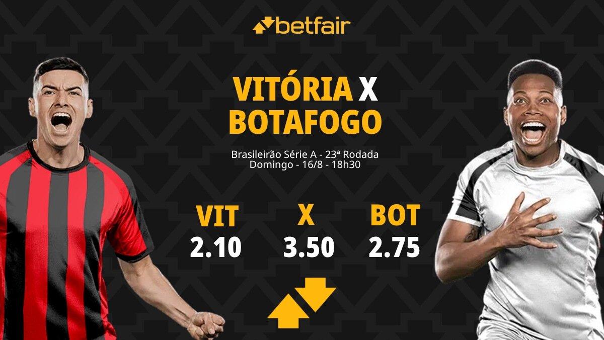 Vitória x Botafogo - Brasileirão 2026: Notícias, Odds, Estatísticas, Escalações, Horário, Onde Assistir