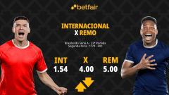 Internacional x Remo - Brasileirão 2026: Notícias, Odds, Estatísticas, Escalações, Horário, Onde Assistir