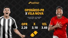 Operário-PR x Vila Nova - Série B 2026: Notícias, Odds, Estatísticas, Escalações, Horário, Onde Assistir