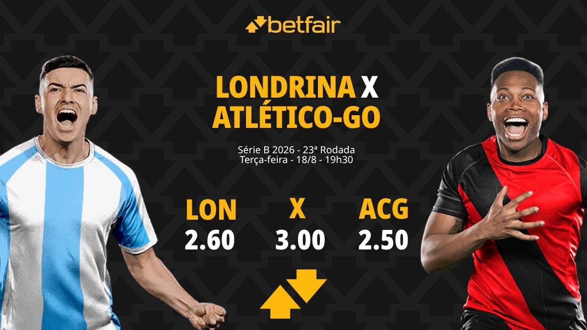 Londrina x Atlético-GO - Série B 2026: Notícias, Odds, Estatísticas, Escalações, Horário, Onde Assistir