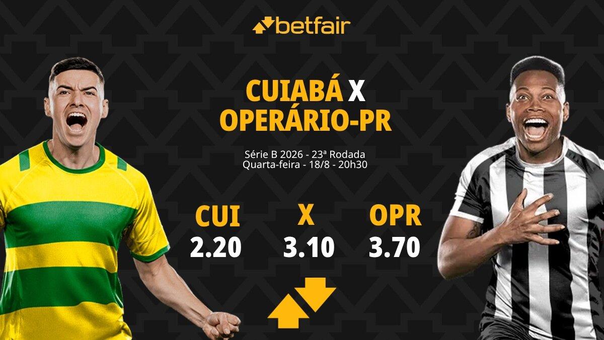Cuiabá x Operário-PR - Série B 2026: Notícias, Odds, Estatísticas, Escalações, Horário, Onde Assistir