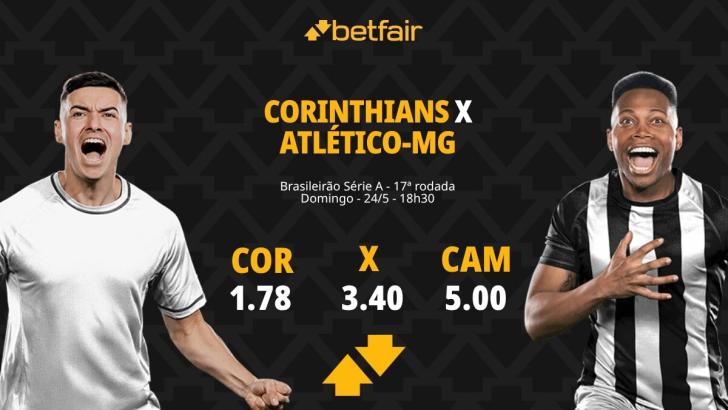 Corinthians x Atlético-MG - Brasileirão 2026: Dicas, Palpites, Odds, Escalações, Horário, Onde Assistir