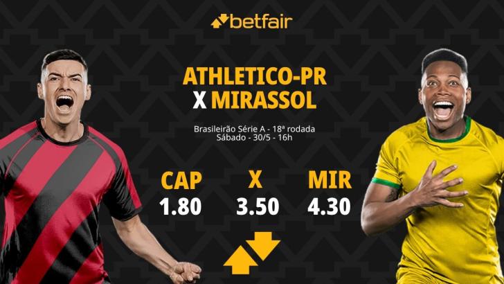 Athletico-PR x Mirassol - Brasileirão 2026: Dicas, Palpites, Odds, Escalações, Horário, Onde Assistir