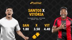 Santos x Vitória - Brasileirão 2026: Dicas, Palpites, Odds, Escalações, Horário, Onde Assistir