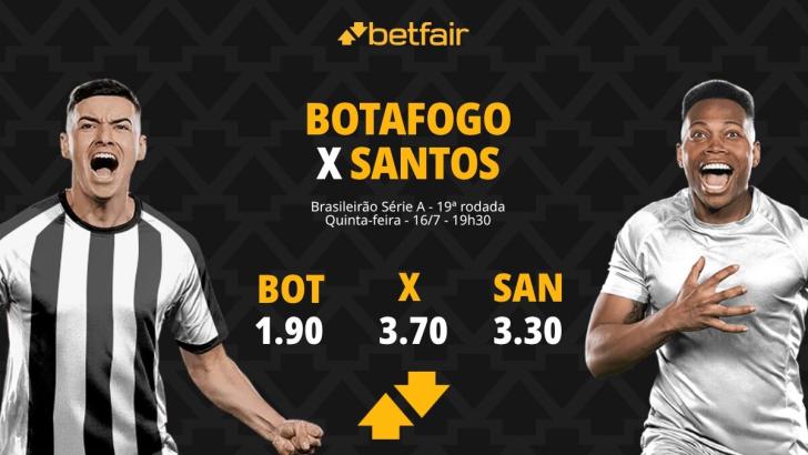 Botafogo x Santos - Brasileirão 2026: Dicas, Palpites, Odds, Escalações, Horário, Onde Assistir