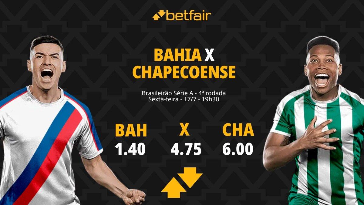 Bahia x Chapecoense - Brasileirão 2026: Dicas, Palpites, Odds, Escalações, Horário, Onde Assistir