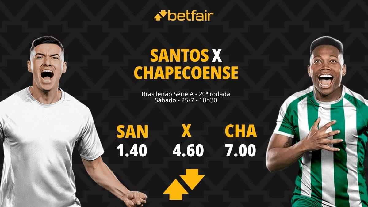 Santos x Chapecoense - Brasileirão 2026: Notícias, Odds, Estatísticas, Escalações, Horário, Onde Assistir