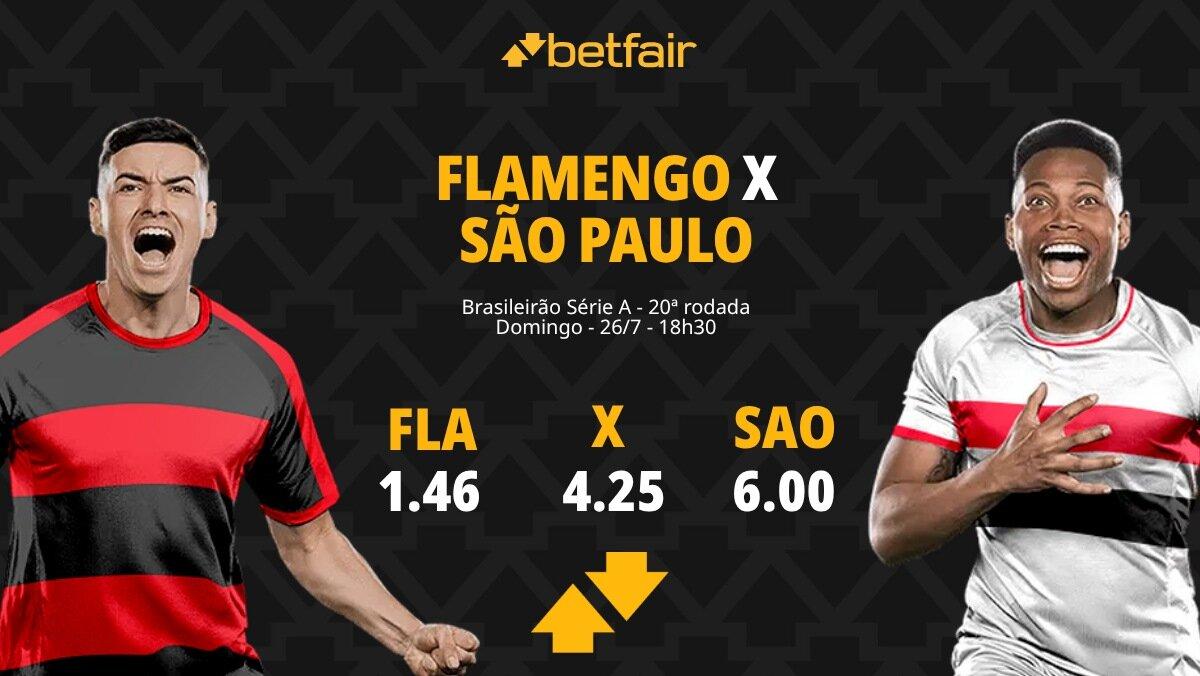 Flamengo x São Paulo - Brasileirão 2026: Notícias, Odds, Estatísticas, Escalações, Horário, Onde Assistir