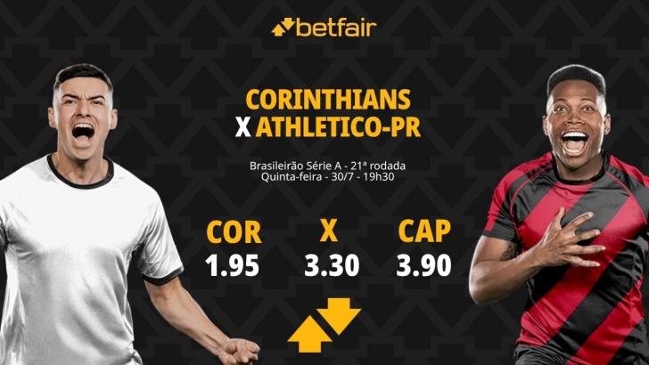 Corinthians x Athletico-PR - Brasileirão 2026: Notícias, Odds, Estatísticas, Escalações, Horário, Onde Assistir
