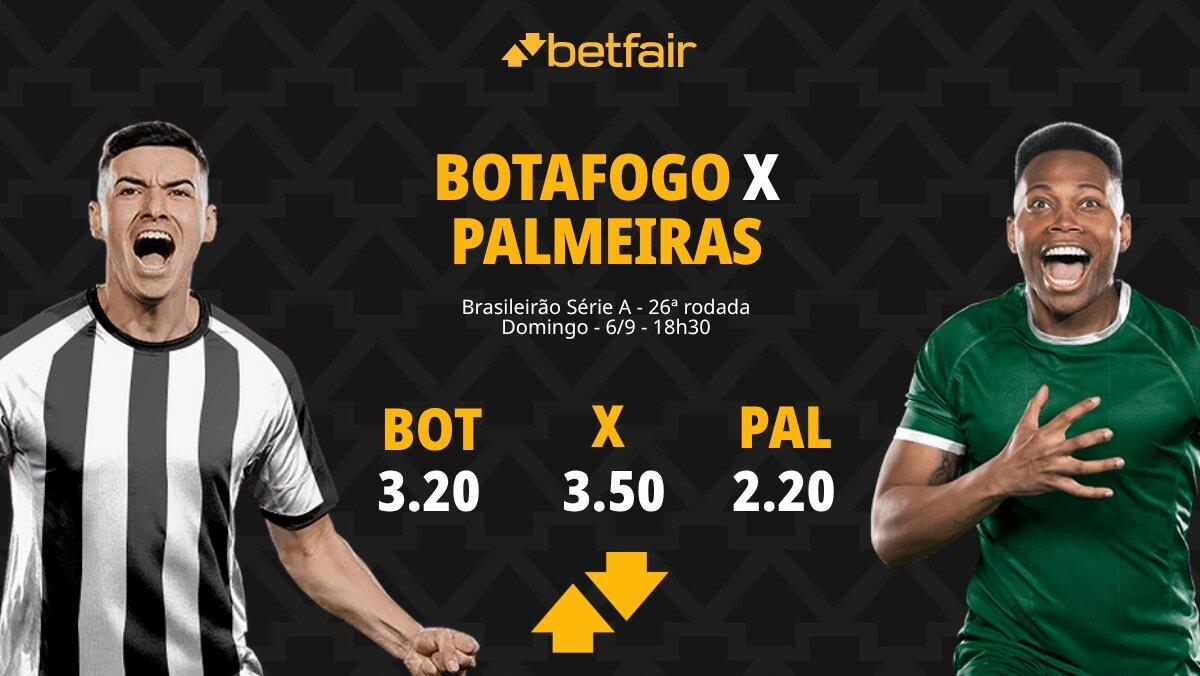 Botafogo x Palmeiras - Brasileirão 2026: Notícias, Odds, Estatísticas, Escalações, Horário, Onde Assistir