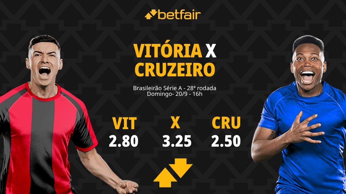 Vitória x Cruzeiro - Brasileirão 2026: Notícias, Odds, Estatísticas, Escalações, Horário, Onde Assistir