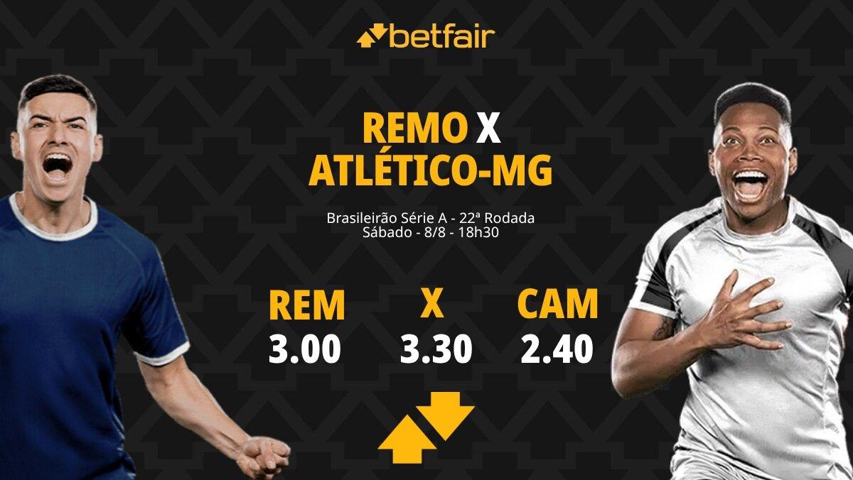 Remo x Atlético-MG - Brasileirão 2026: Notícias, Odds, Estatísticas, Escalações, Horário, Onde Assistir