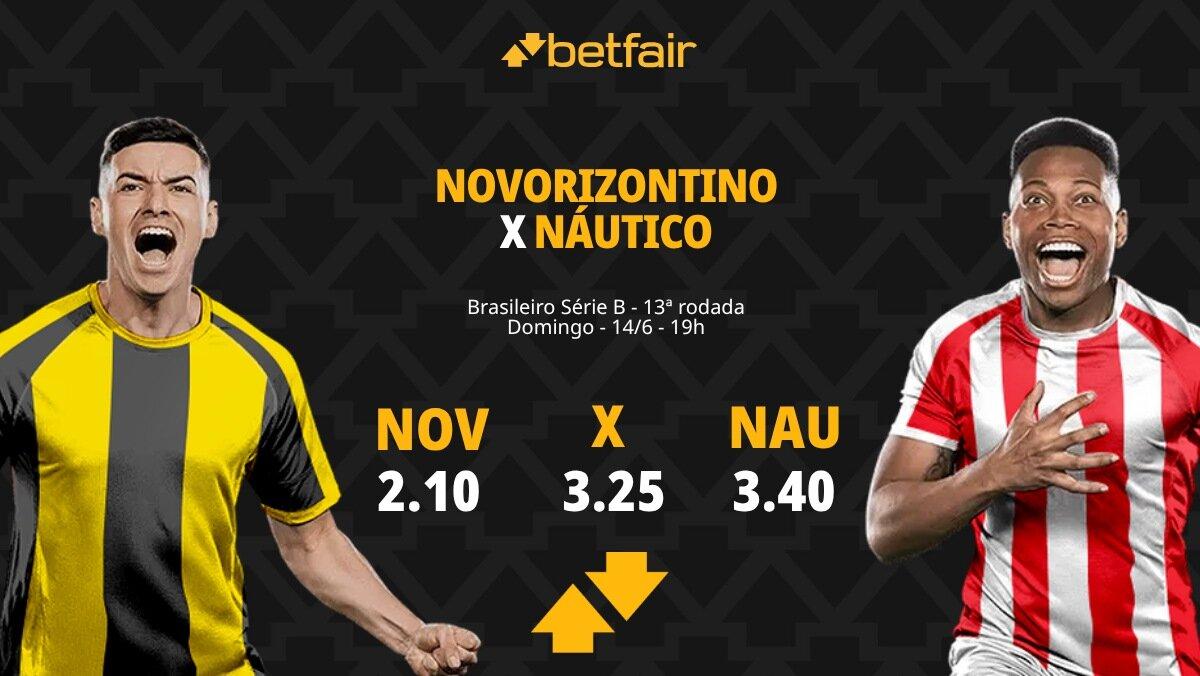 Novorizontino x Náutico - Série B 2026: Dicas, Palpites, Odds, Escalações, Horário, Onde Assistir