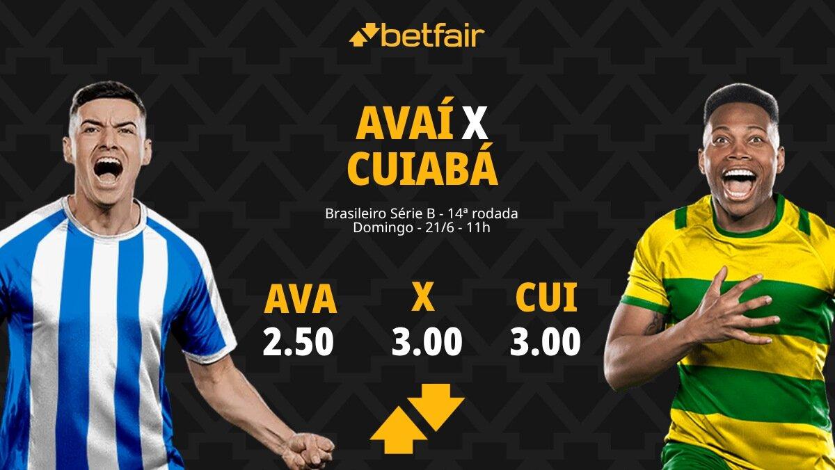 Avaí x Cuiabá - Série B 2026: Dicas, Palpites, Odds, Escalações, Horário, Onde Assistir