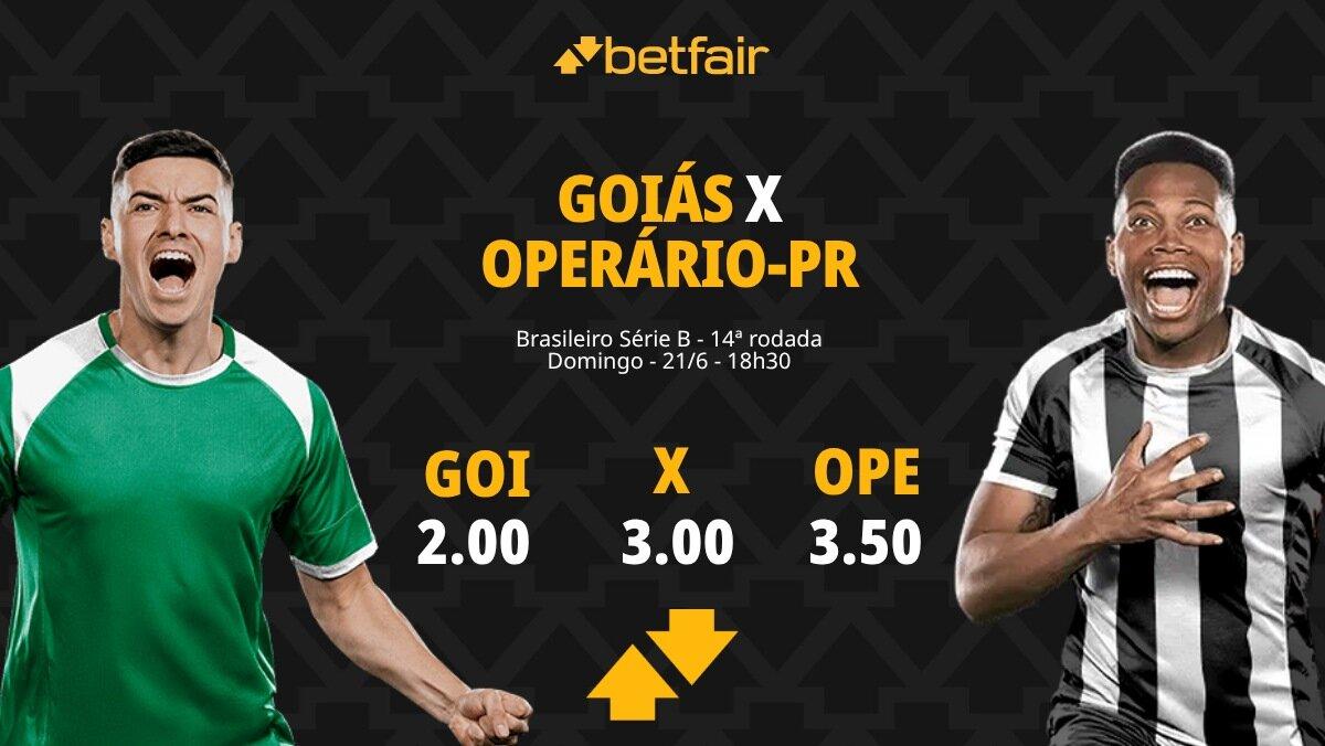 Goiás x Operário-PR - Série B 2026: Dicas, Palpites, Odds, Escalações, Horário, Onde Assistir