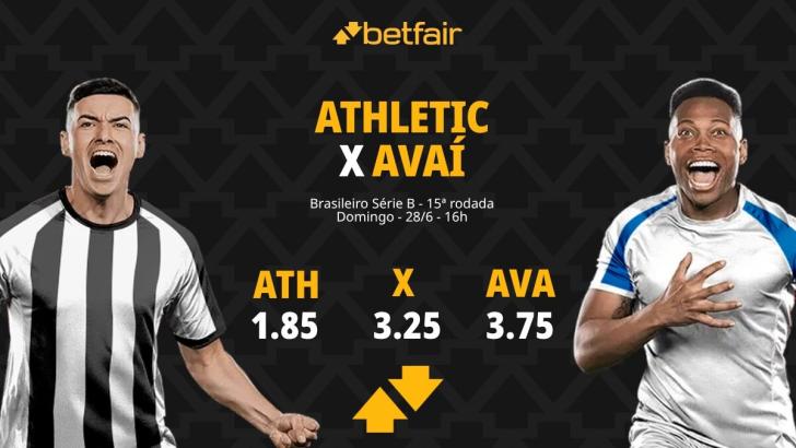 Athletic x Avaí - Série B 2026: Dicas, Palpites, Odds, Escalações, Horário, Onde Assistir