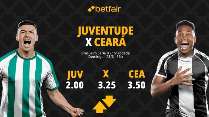 Juventude x Ceará - Série B 2026: Dicas, Palpites, Odds, Escalações, Horário, Onde Assistir