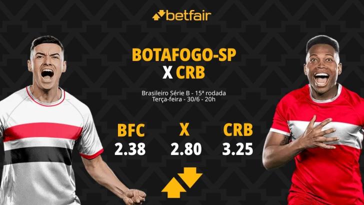 Botafogo-SP x CRB - Série B 2026: Dicas, Palpites, Odds, Escalações, Horário, Onde Assistir