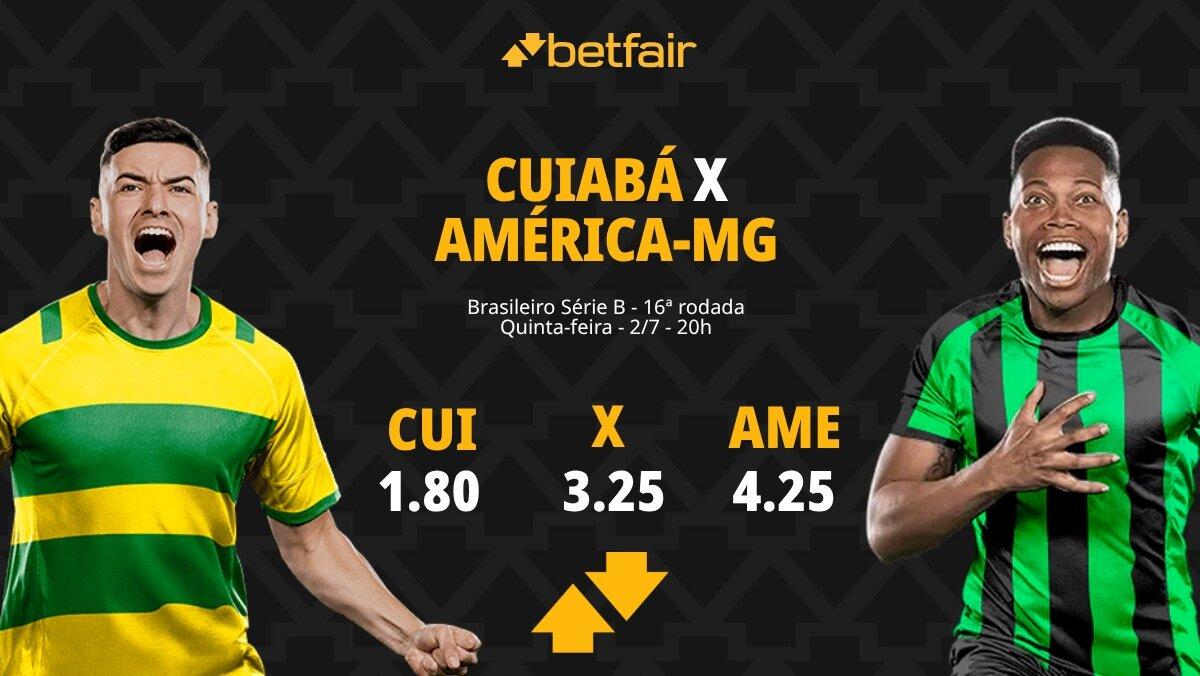 Cuiabá x América-MG - Série B 2026: Dicas, Palpites, Odds, Escalações, Horário, Onde Assistir