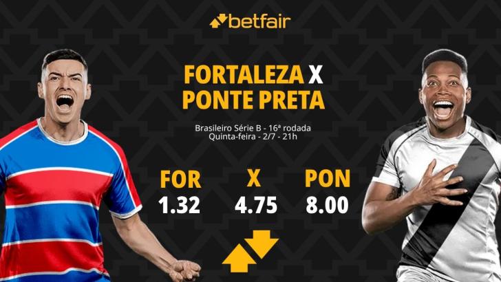 Fortaleza x Ponte Preta - Série B 2026: Dicas, Palpites, Odds, Escalações, Horário, Onde Assistir