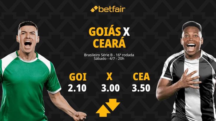 Goiás x Ceará - Série B 2026: Dicas, Palpites, Odds, Escalações, Horário, Onde Assistir
