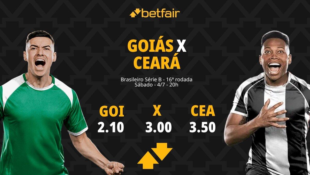 Goiás x Ceará - Série B 2026: Dicas, Palpites, Odds, Escalações, Horário, Onde Assistir