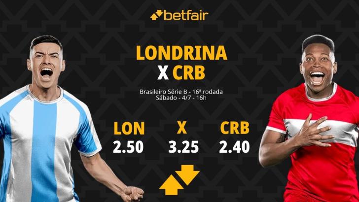 Londrina x CRB - Brasileirão Série B: Dicas, Palpites, Odds, Escalações, Horário, Onde Assistir