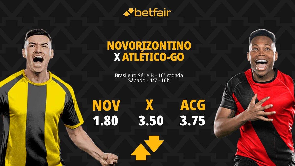 Novorizontino x Atlético-GO - Série B 2026: Dicas, Palpites, Odds, Escalações, Horário, Onde Assistir