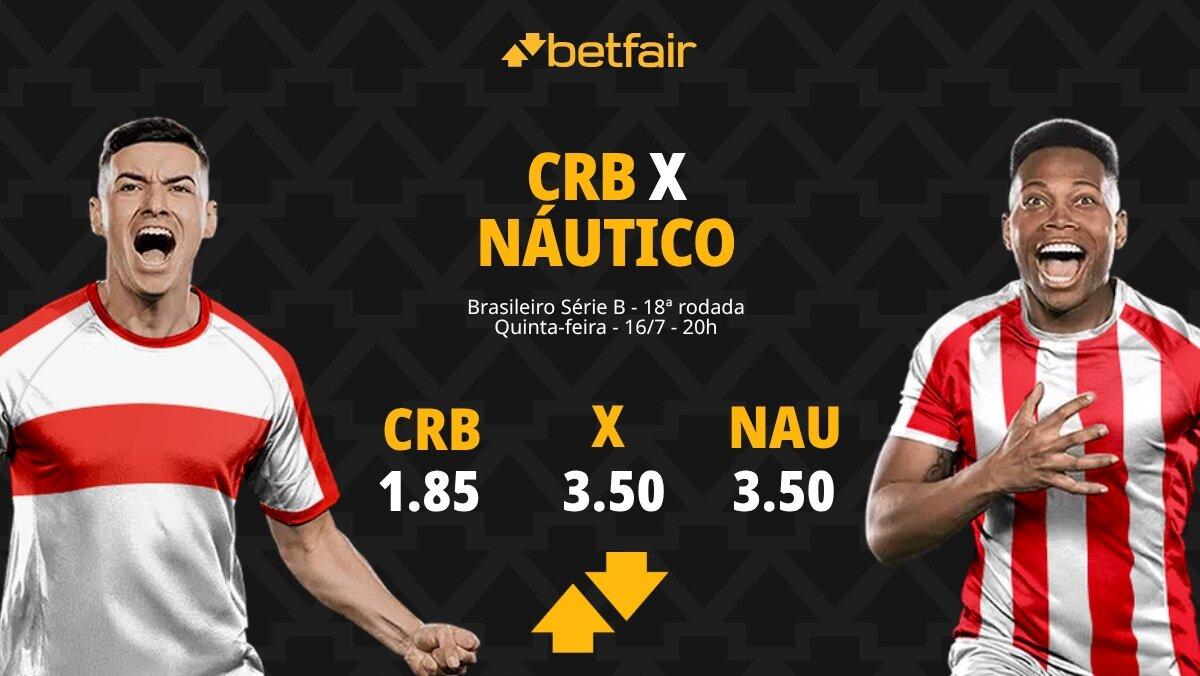 CRB x Náutico - Série B 2026: Dicas, Palpites, Odds, Escalações, Horário, Onde Assistir