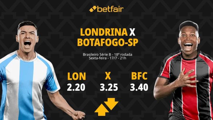 Londrina x Botafogo-SP - Série B 2026: Dicas, Palpites, Odds, Escalações, Horário, Onde Assistir