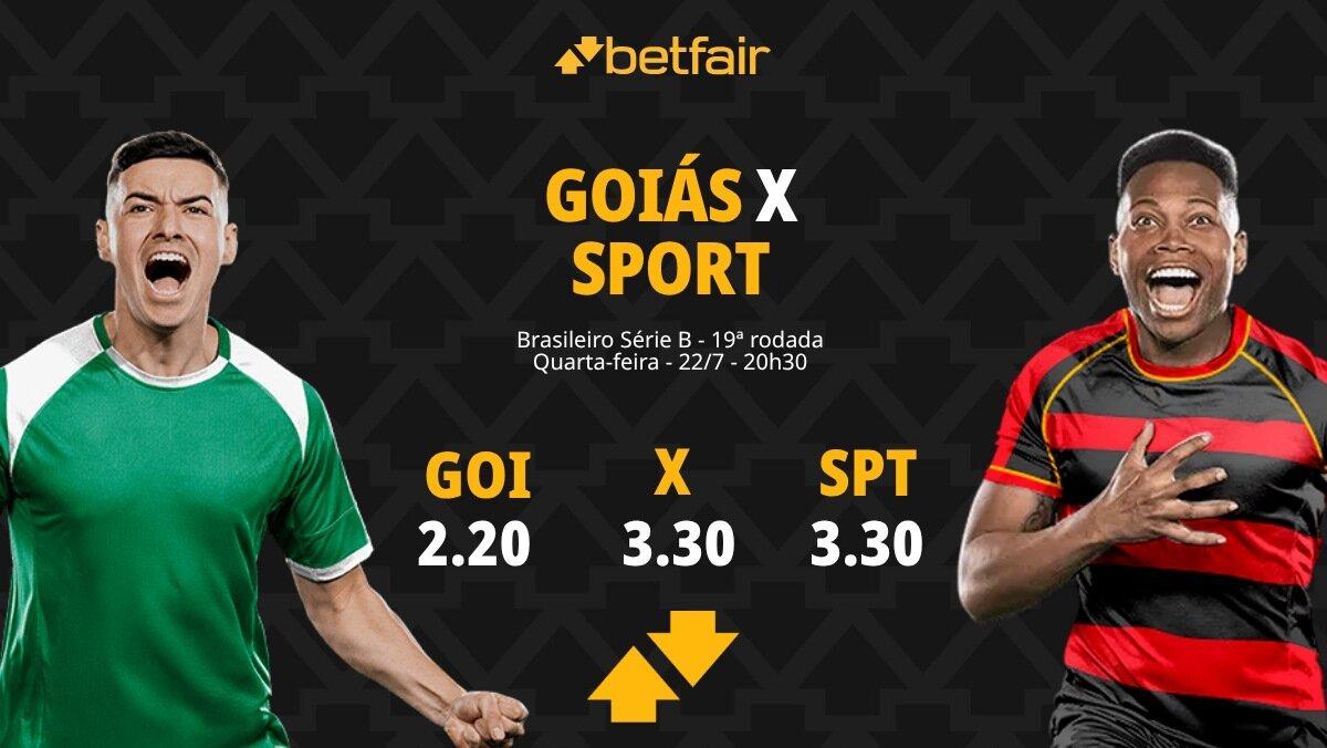 Goiás x Sport - Série B 2026: Notícias, Odds, Estatísticas, Escalações, Horário, Onde Assistir