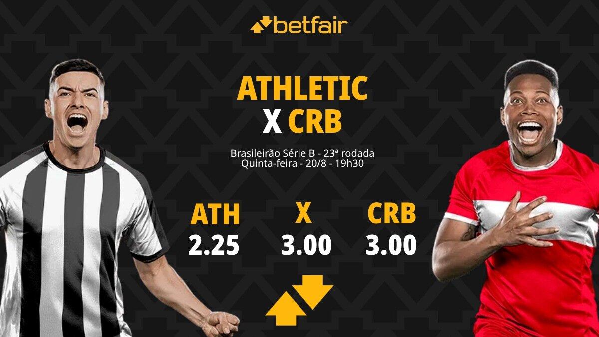 Athletic Club x CRB - Série B 2026: Notícias, Odds, Estatísticas, Escalações, Horário, Onde Assistir