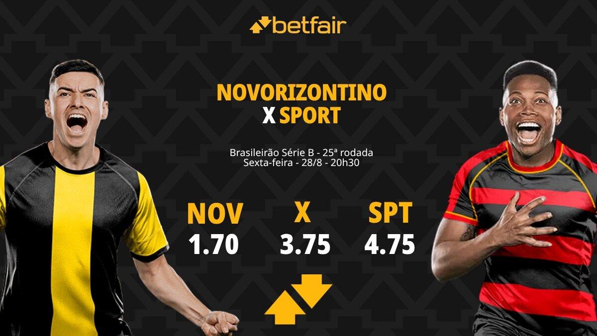 Novorizontino x Sport - Série B 2026: Notícias, Odds, Estatísticas, Escalações, Horário, Onde Assistir