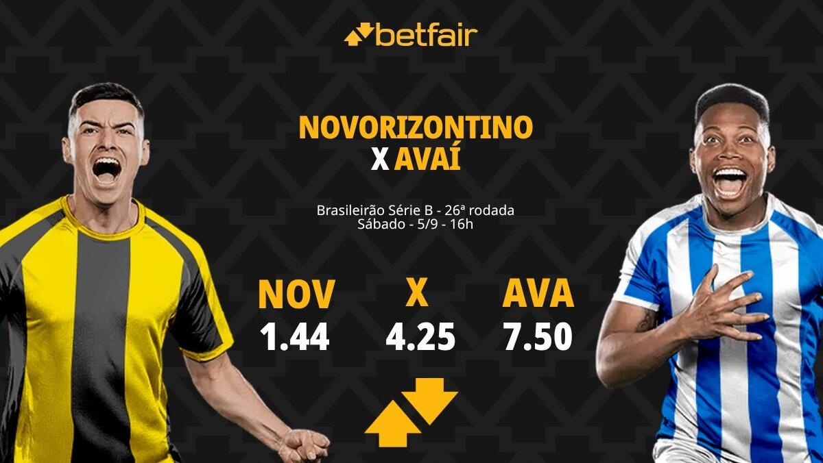Novorizontino x Avaí - Série B 2026: Notícias, Odds, Estatísticas, Escalações, Horário, Onde Assistir