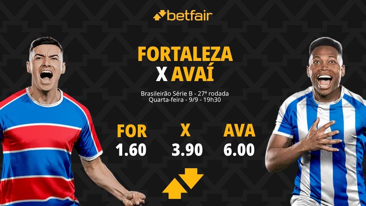 Fortaleza x Avaí - Série B 2026: Notícias, Odds, Estatísticas, Escalações, Horário, Onde Assistir