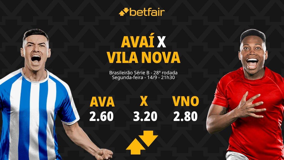 Avaí x Vila Nova - Série B 2026: Notícias, Odds, Estatísticas, Escalações, Horário, Onde Assistir