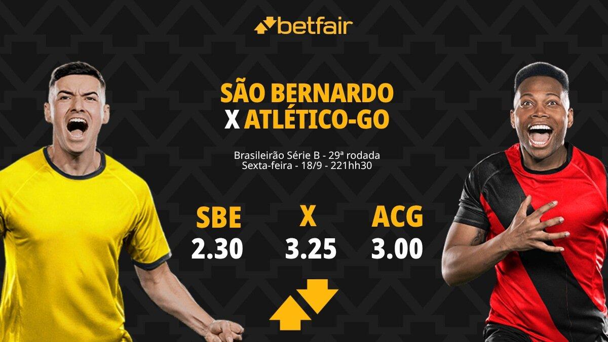 São Bernardo x Atlético-GO - Série B 2026: Notícias, Odds, Estatísticas, Escalações, Horário, Onde Assistir