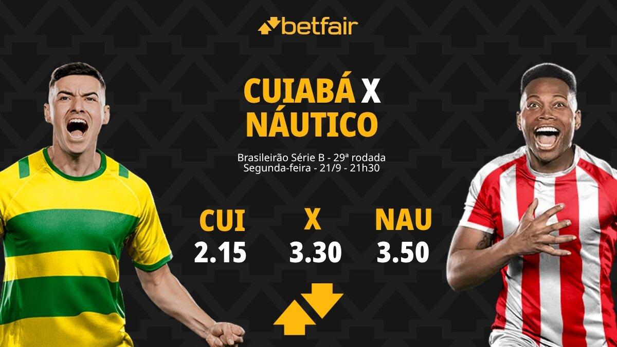 Cuiabá x Náutico - Série B 2026: Notícias, Odds, Estatísticas, Escalações, Horário, Onde Assistir