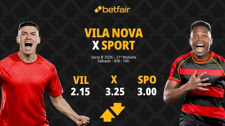 Vila Nova x Sport - Série B 2026: Notícias, Odds, Estatísticas, Escalações, Horário, Onde Assistir