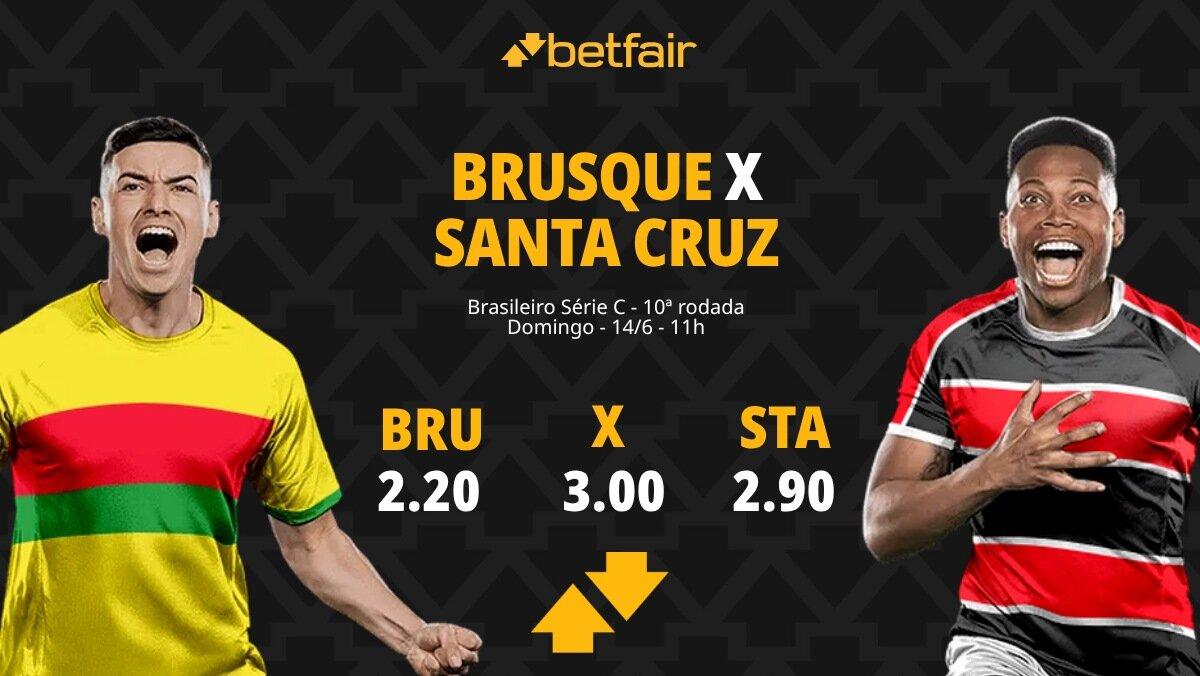 Brusque x Santa Cruz - Série C 2026: Dicas, Palpites, Odds, Escalações, Horário, Onde Assistir
