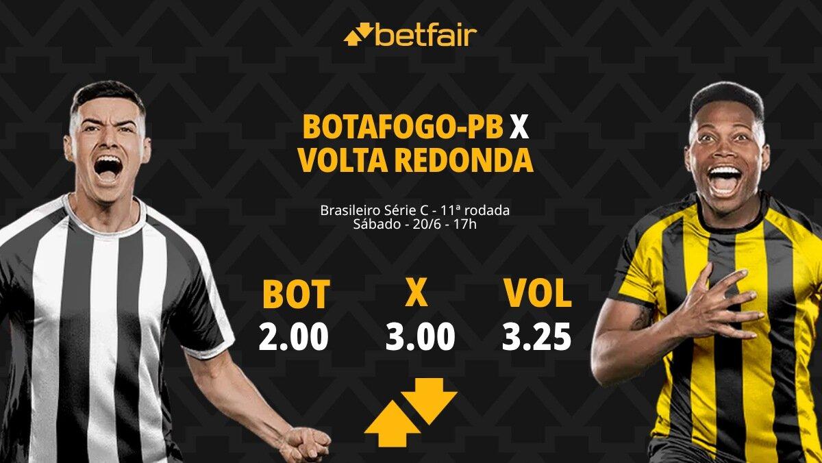 Botafogo-PB x Volta Redonda - Série C 2026: Dicas, Palpites, Odds, Escalações, Horário, Onde Assistir